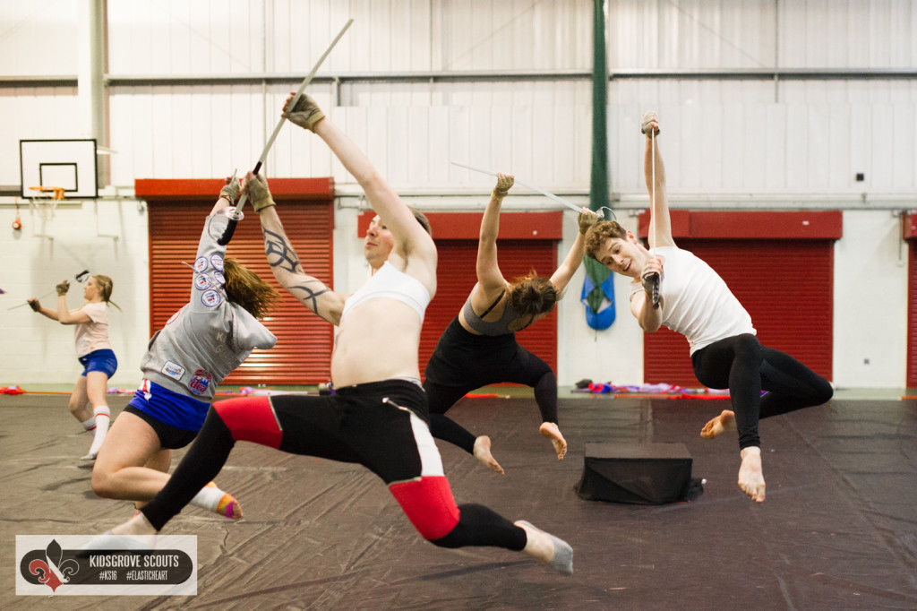 sabre feature, barrel roll , winterguard